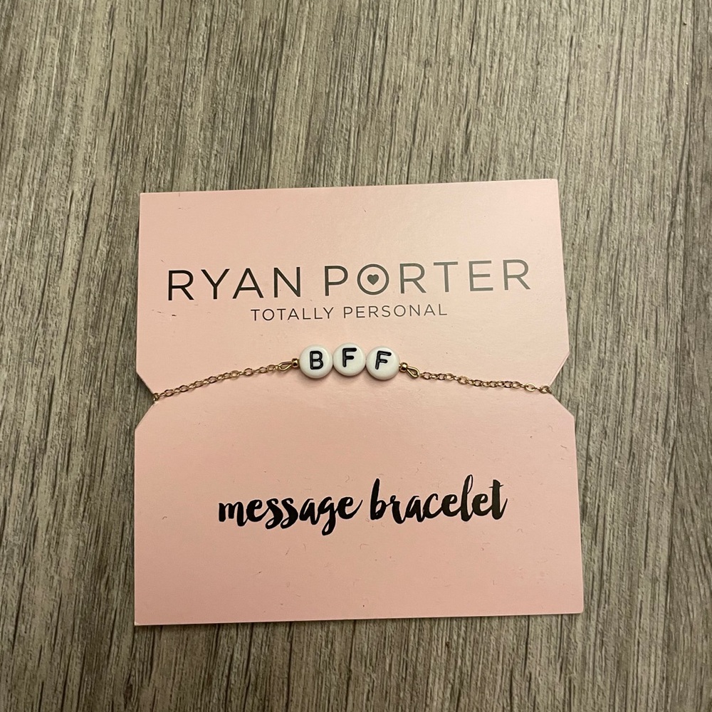 Ryan Porter Totally Personal Message Bracelet-BFF